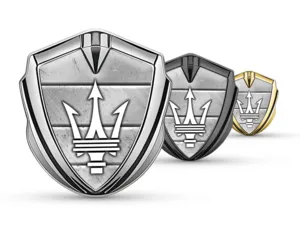 Maserati Emblema Fender Badge Tuning Ispirato Lega
